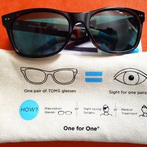 NEW TOMS Unisex Beachmaster Tortoise Sunglasses